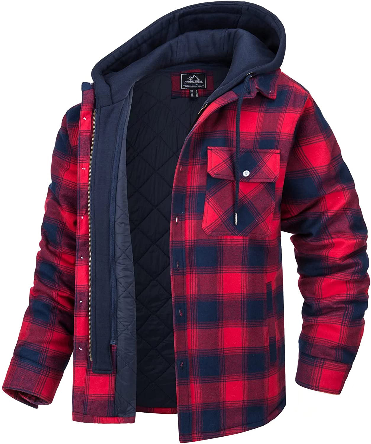 Sam | Warme Geruit Winter Vest