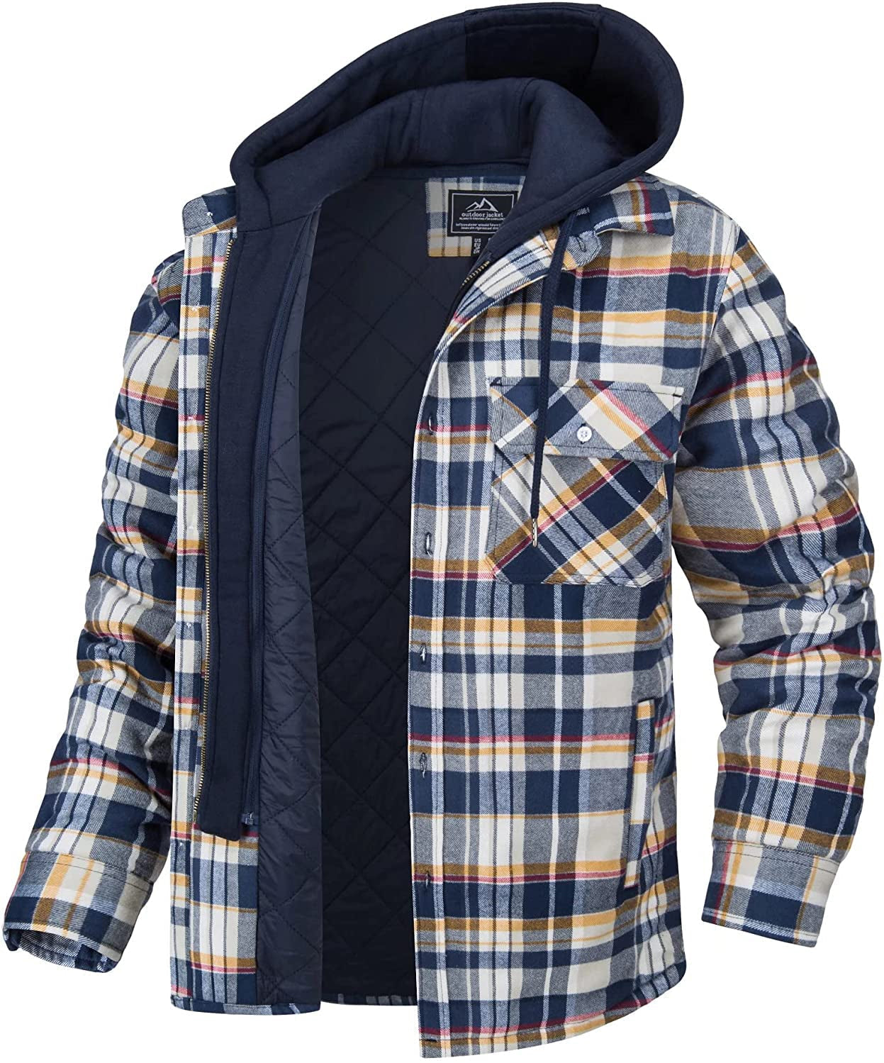 Sam | Warme Geruit Winter Vest