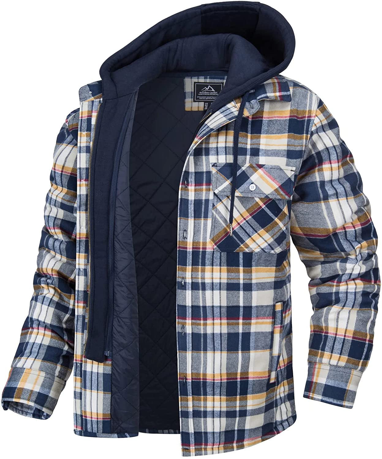 Sam | Warme Geruit Winter Vest