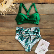 Eva | Hoog Taille Bikini Set voor Strand en Zwembad