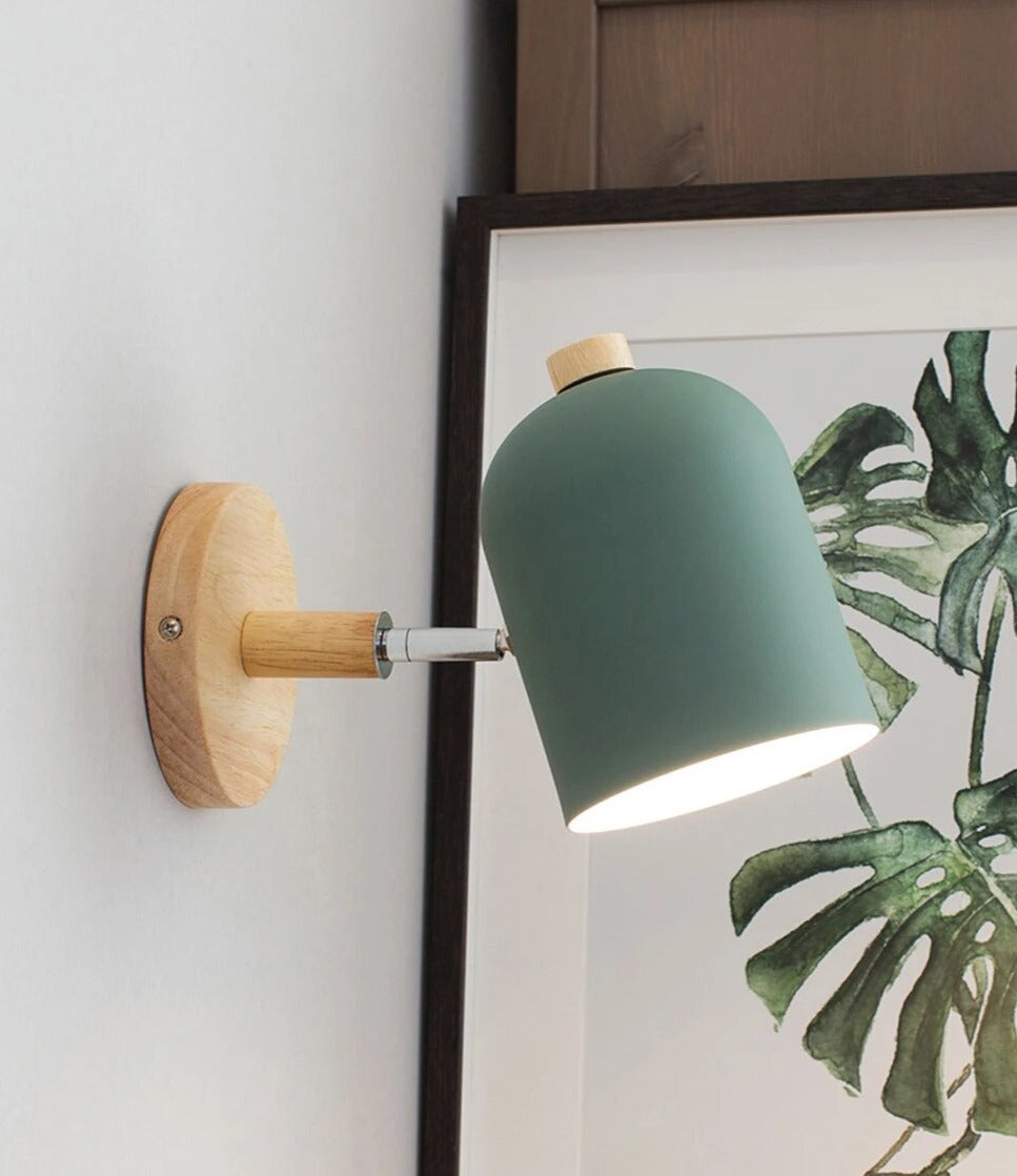 LumoLight | Schattige Houten Wandlamp